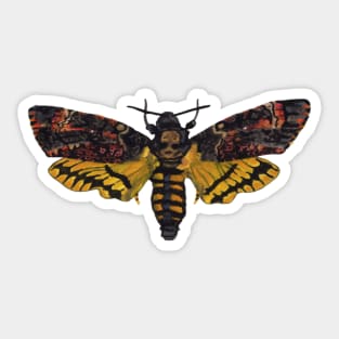 Death's Head Moth Sticker